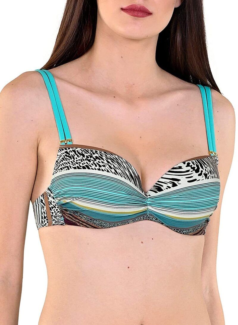 , Lisca Freetown Bikini-Top Turquoise, Lingerie By M