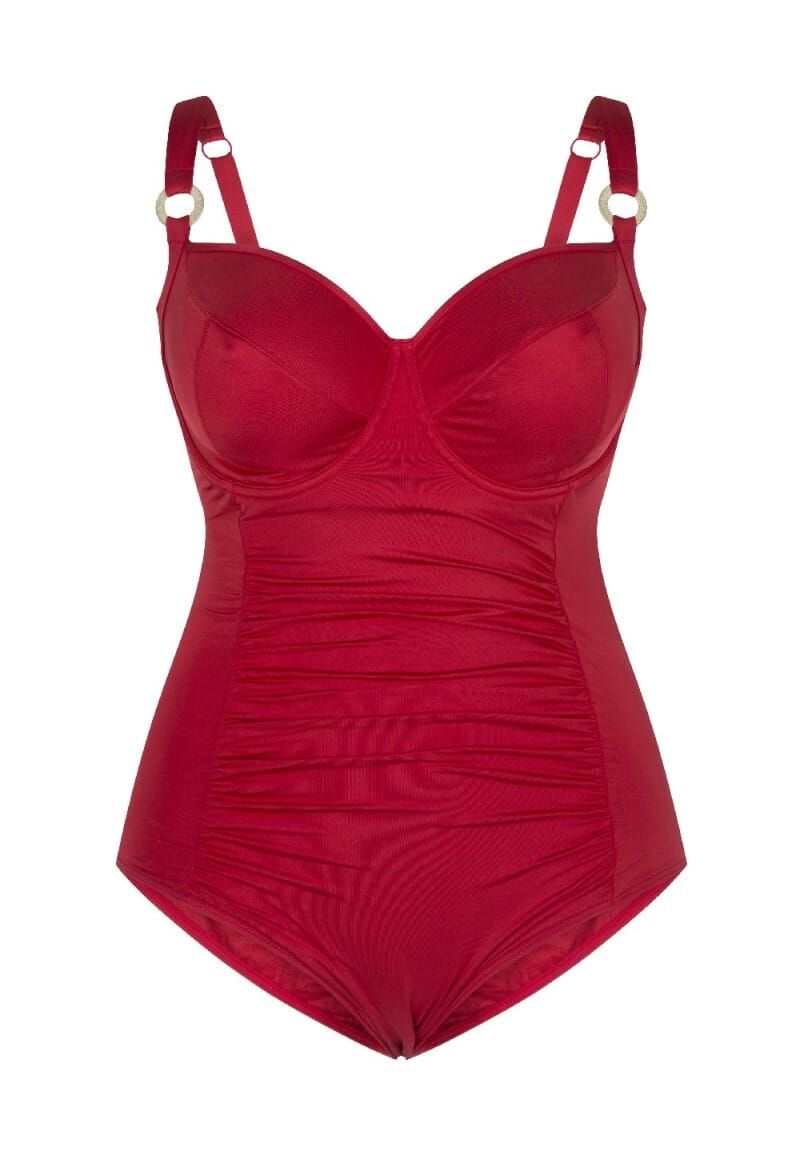 , LingaDore Badpak red, Lingerie By M