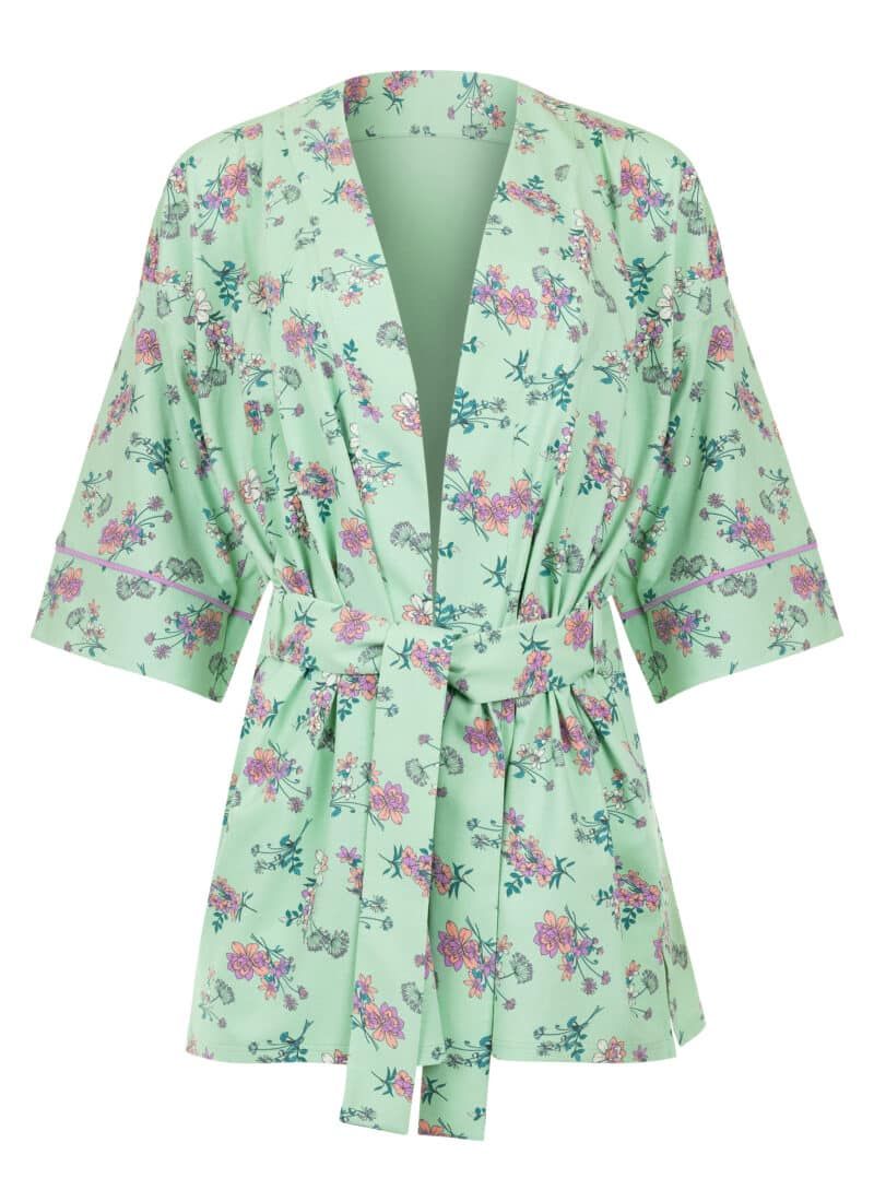 , Lisca Cheek POSH Kimono Green Garden, Lingerie By M
