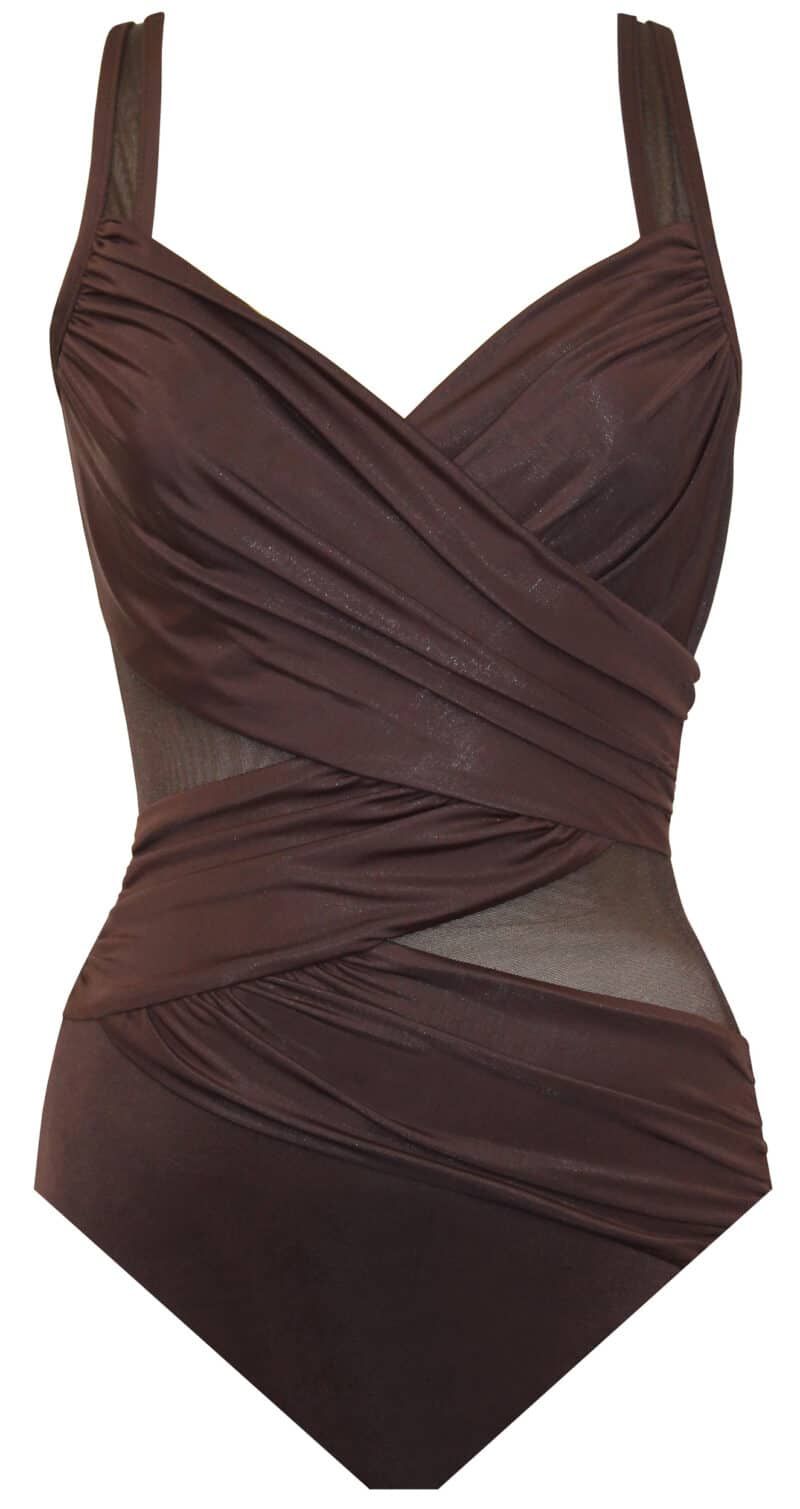 , MiracleSuit Network Badpak Madero Sumatra Brown, Lingerie By M