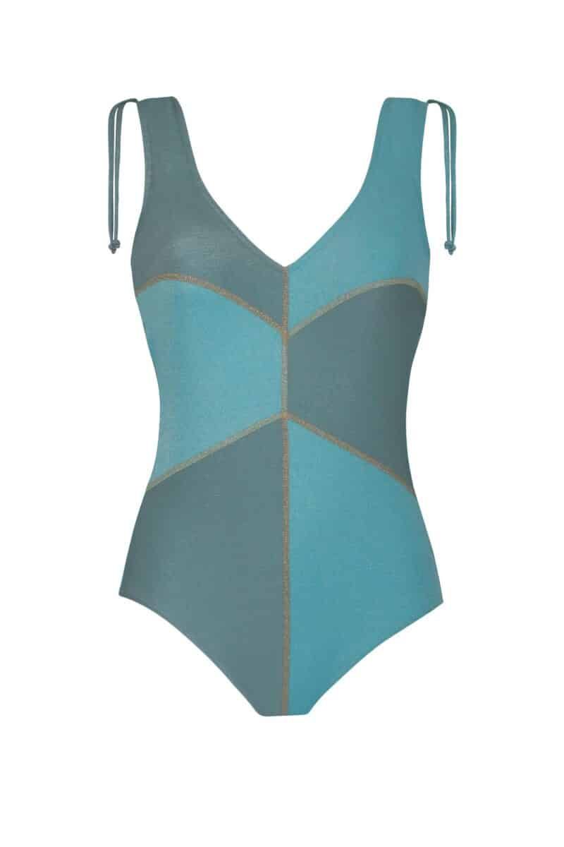 , Opera Badpak zonder Beugel Turquoise, Lingerie By M