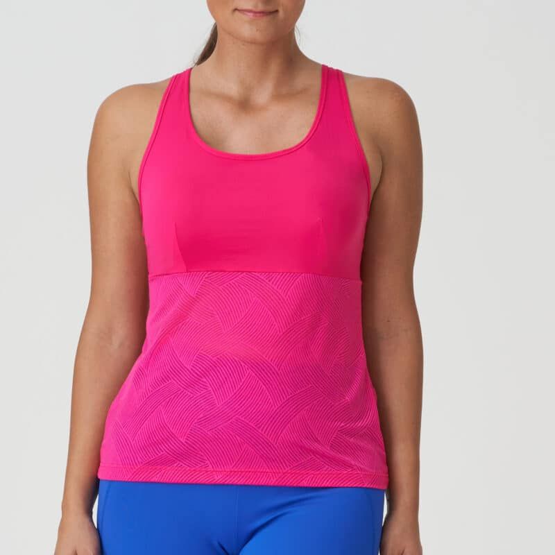 , Prima Donna Sport THE GAME Tank Top Electric Pink, Lingerie By M