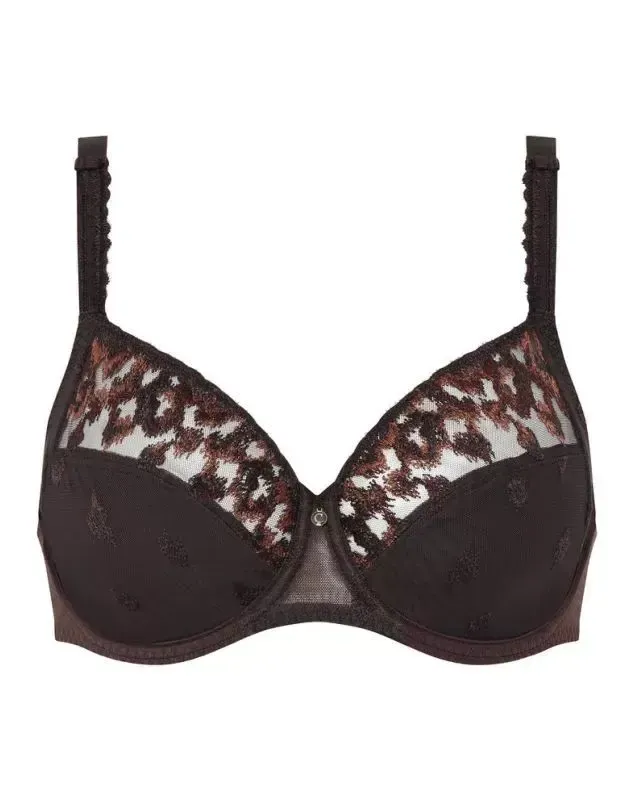 , Chantelle BOLD CURVE BEUGEL BH Brown Multico, Lingerie By M